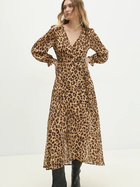 Answear.LAB sukienka z jedwabiem - zdjęcie produktu nr 2