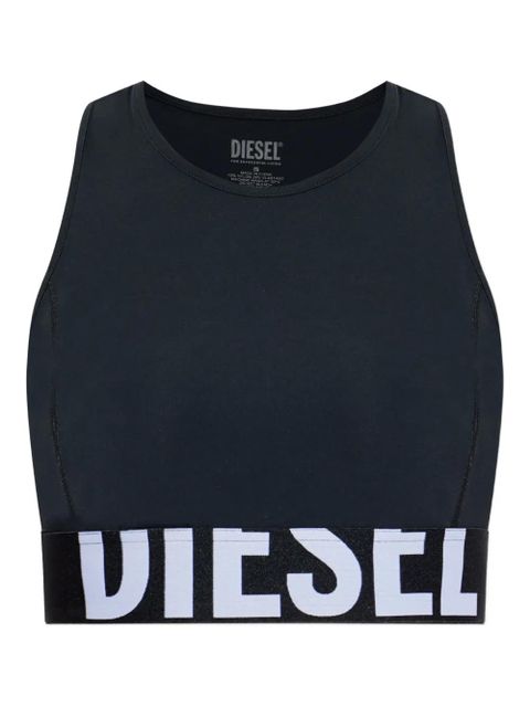 Diesel Sibilla-D-Pop logo-band top - Black - zdjęcie produktu nr 1