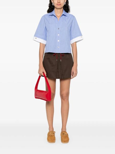 SANDRO check-print shirt - Blue