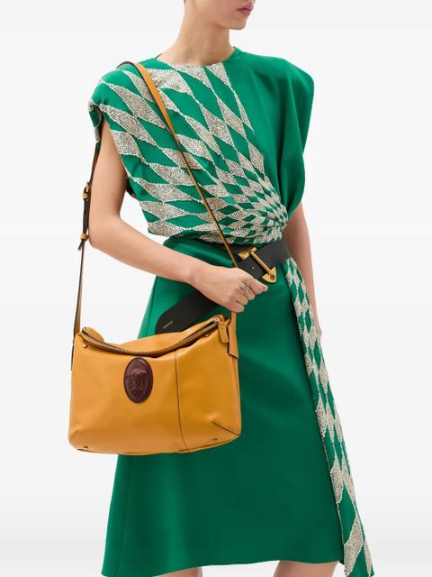 Versace Lou nappa shoulder bag - Yellow - zdjęcie produktu nr 2