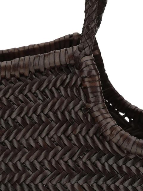DRAGON DIFFUSION Nantucket woven-design shoulder bag - Brown