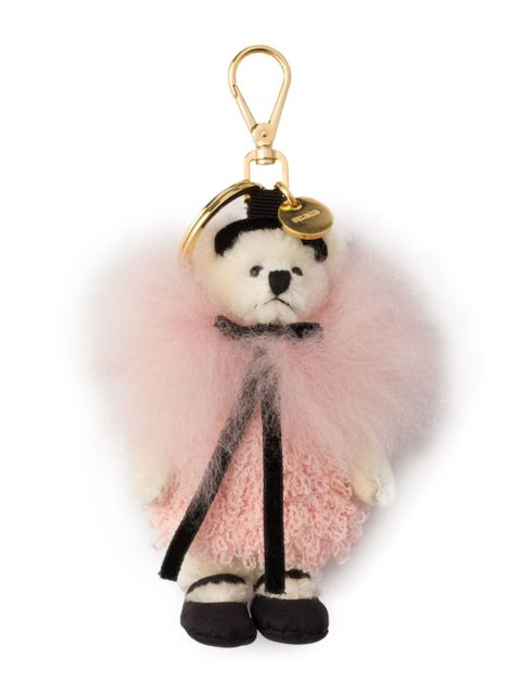 Prada teddy-bear bag charm - Pink