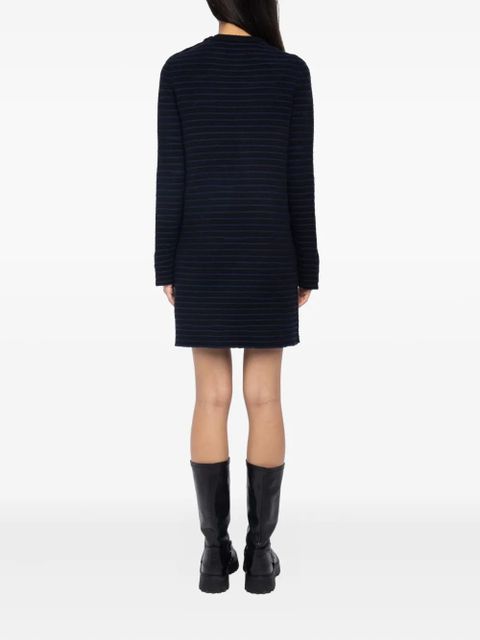 Zadig&Voltaire striped button-detailed mini dress - Black - zdjęcie produktu nr 2
