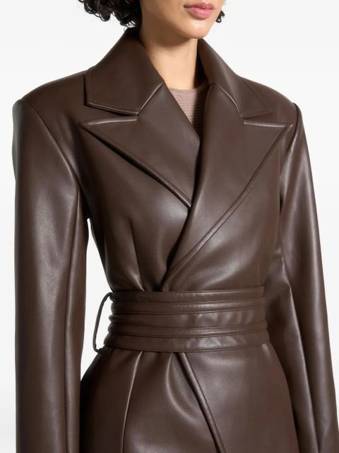 Manière De Voir Malya belted coat - Brown - zdjęcie produktu nr 2