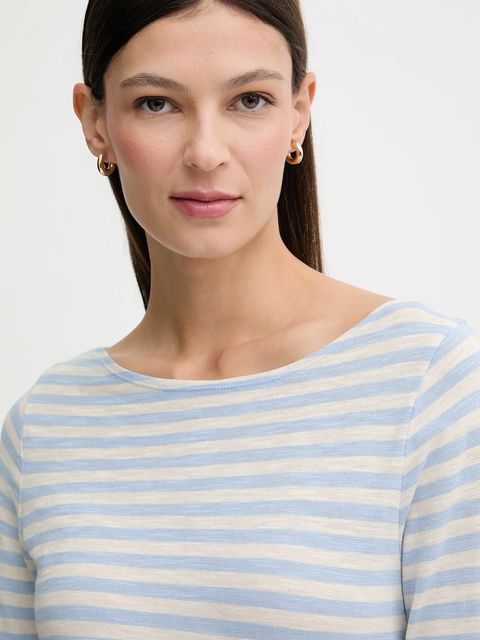 Marc O'Polo longsleeve bawełniany kolor niebieski 600219652597