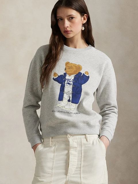 Polo Ralph Lauren bluza damska kolor szary 211972794 - zdjęcie produktu nr 1