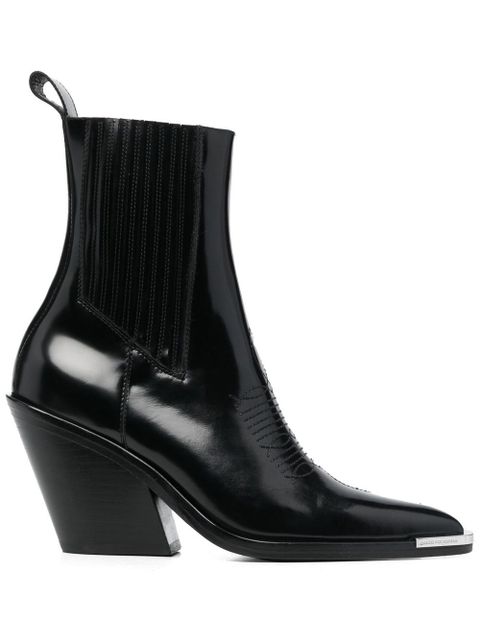 Rabanne 95mm pointed-toe boots - Black - zdjęcie produktu nr 1