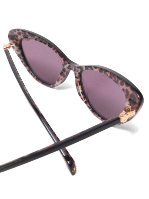 Maje animal-print cat-eye sunglasses - Black - zdjęcie produktu nr 2