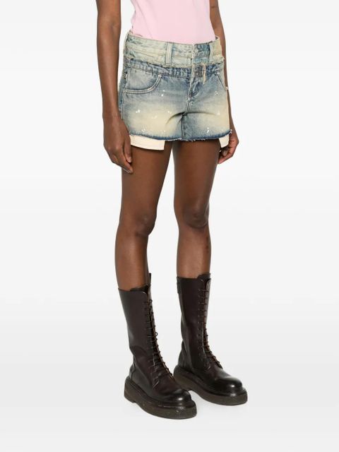 MISBHV frayed denim shorts - Blue