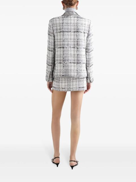 Dolce & Gabbana tweed mini skirt - Grey