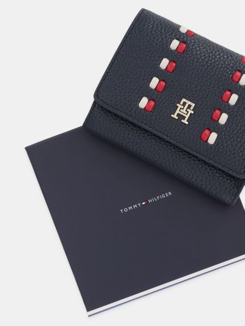 Tommy Hilfiger portfel damski kolor granatowy AW0AW18246