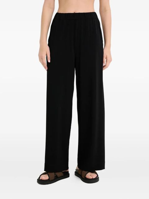 Max Mara Savio elasticated-waist trousers - Black