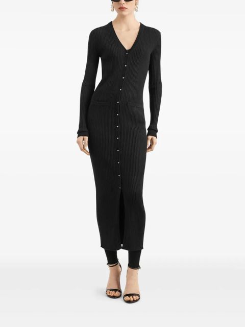 Dolce & Gabbana DNA ribbed wool dress - Black - zdjęcie produktu nr 2