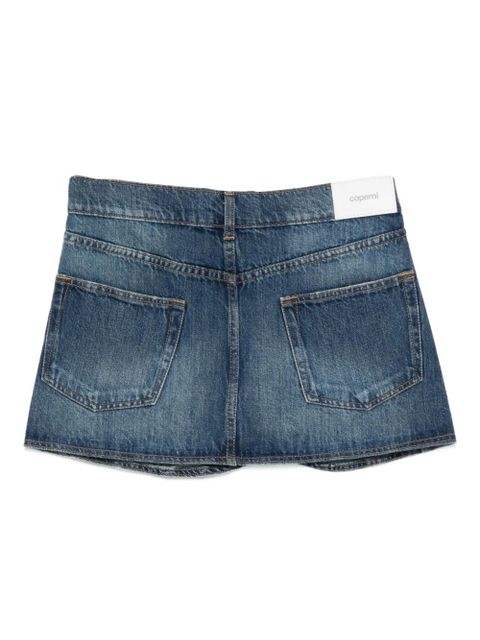 Coperni wrap-design denim skirt - Blue - zdjęcie produktu nr 2