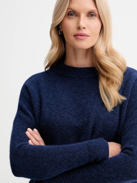 Sessun sweter z dodatkiem wełny z alpaki - zdjęcie produktu nr 2