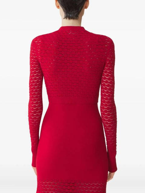 Lanvin openwork cardigan - 354 RED