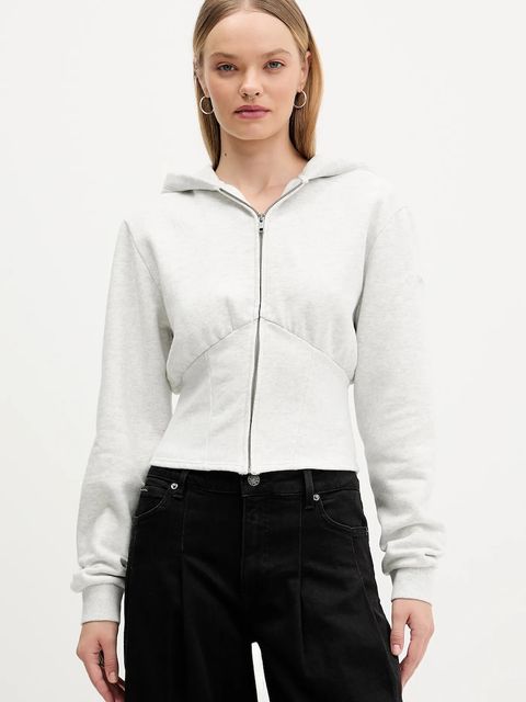 Guess Originals bluza damska kolor szary z kapturem melanżowa W5BQ29 K4110 - zdjęcie produktu nr 1