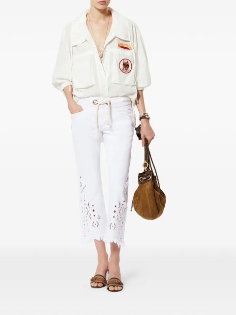 ISABEL MARANT Alison flare jeans - White - zdjęcie produktu nr 2