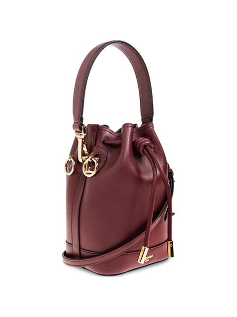FENDI mini Mon Tresor drawstring leather tote bag - Red