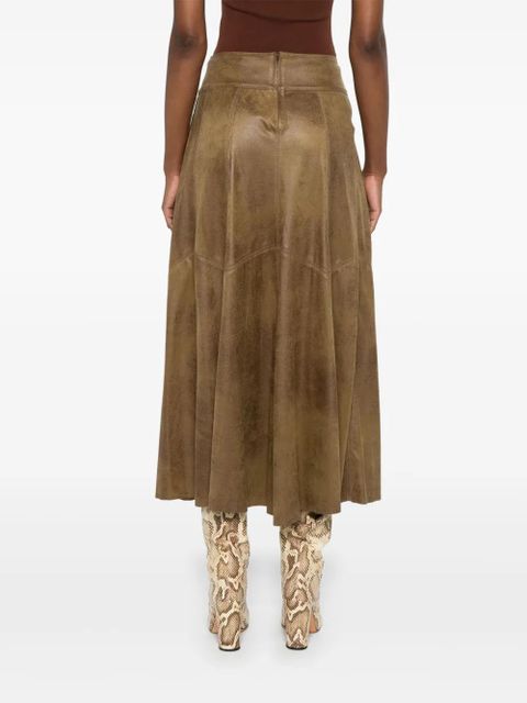 ISABEL MARANT Genevi maxi skirt - Brown