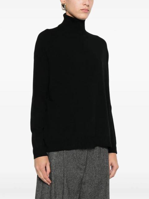 SOLOTRE roll-neck sweater - Black