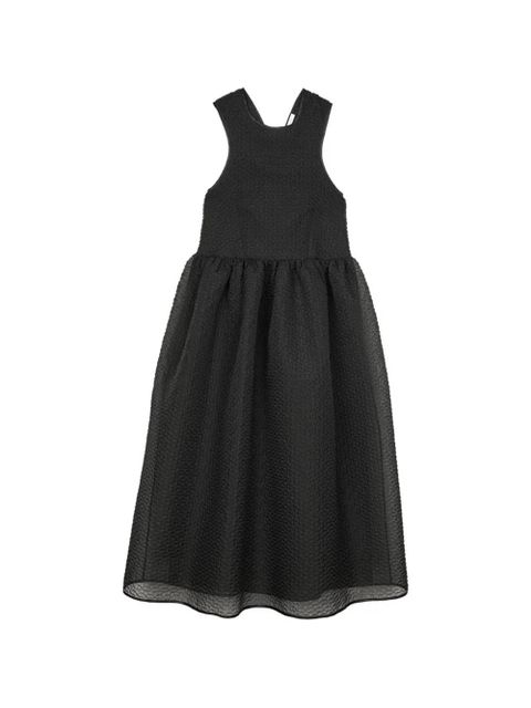 Cecilie Bahnsen CBdora bow midi dress - Black - zdjęcie produktu nr 2