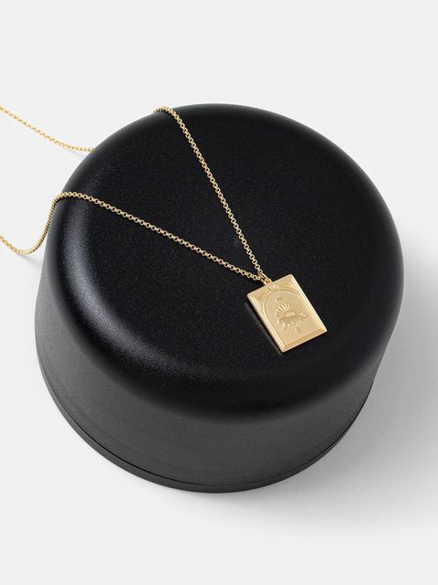 Tom Wood naszyjnik srebrny pozłacany Tarot Strength Pendant