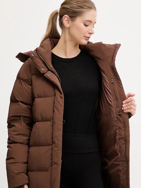 Columbia kurtka puchowa Amaze Puff kolor brązowy zimowa 2134894