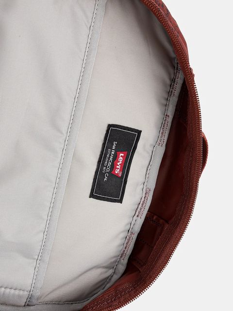 Levi's plecak kolor brązowy duży z aplikacją D5463