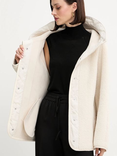 Pinko kurtka kolor beżowy 105473 A2QC