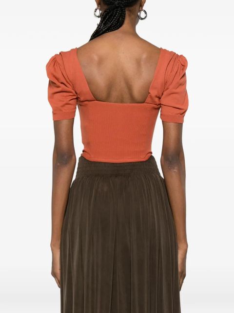 Vivienne Westwood button draped knitwear - Orange