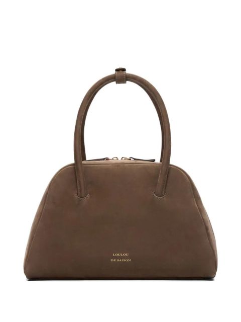 LouLou de Saison Brahms zip leather brahms bowling Bag - Brown - zdjęcie produktu nr 1