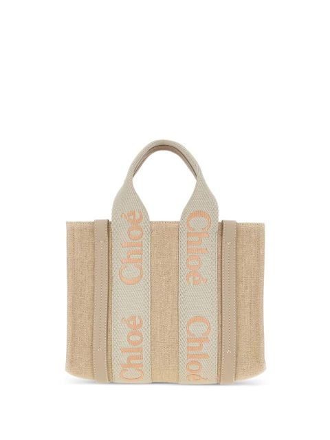 Chloé Woody tote bag - Neutrals - zdjęcie produktu nr 1