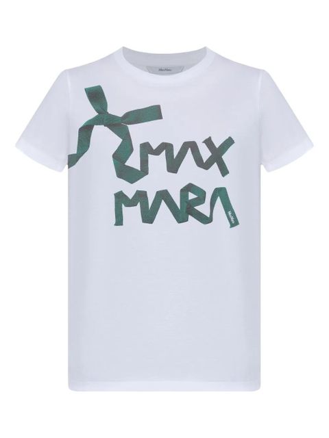 Max Mara logo-print Calcio t-shirt - White - zdjęcie produktu nr 1