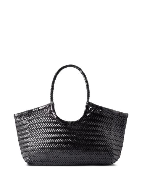 DRAGON DIFFUSION Big Nantucket handwoven tote bag - Black - zdjęcie produktu nr 1