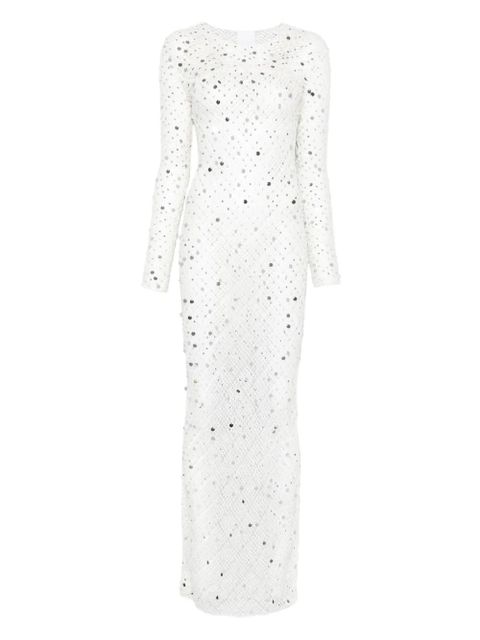 Paris Georgia sequin-embellished maxi dress - Neutrals - zdjęcie produktu nr 1