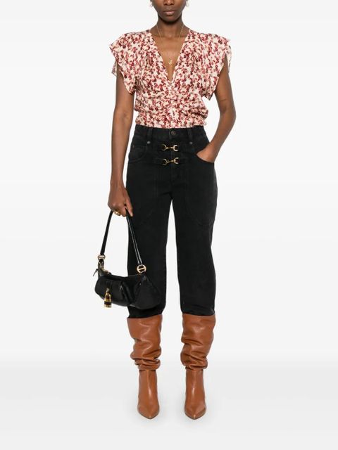 ISABEL MARANT Lonea blouse - Neutrals