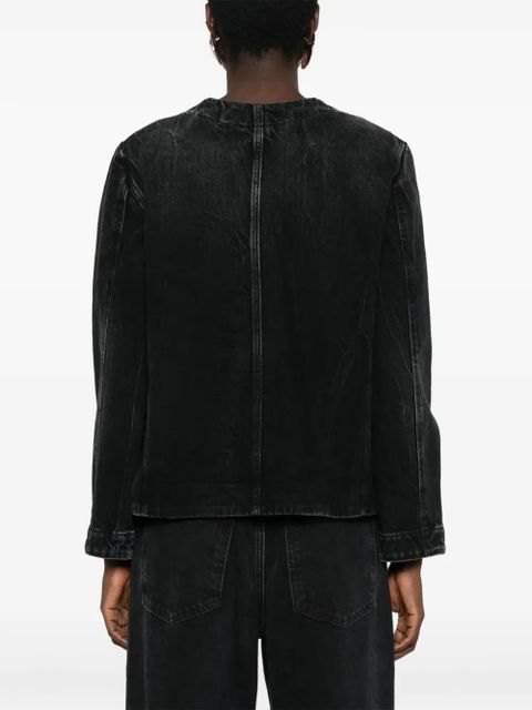 Givenchy chain-detailing denim jacket - Black