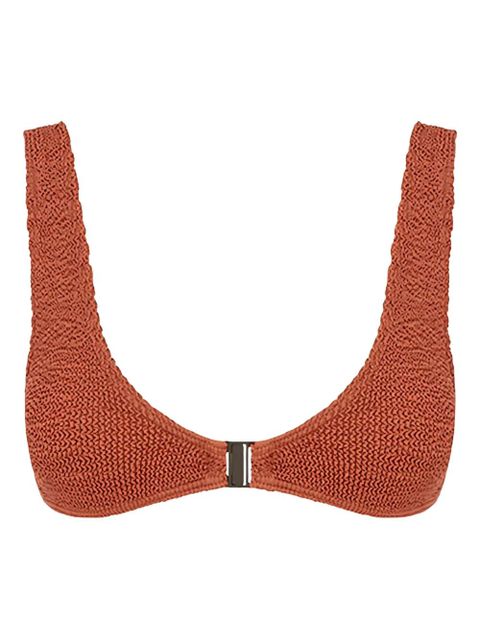 Bond-eye clasp scout crop bikini top - Brown - zdjęcie produktu nr 1