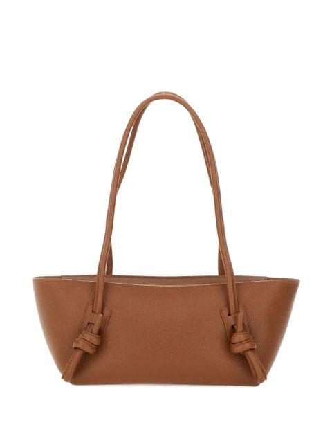 Hereu knotted leather shoulder bag - Brown - zdjęcie produktu nr 2
