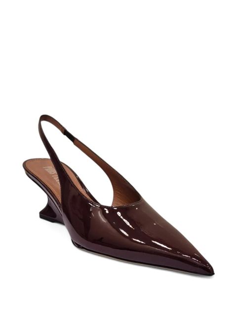 Paris Texas 50mm Nina slingback pointed pumps - Brown - zdjęcie produktu nr 2