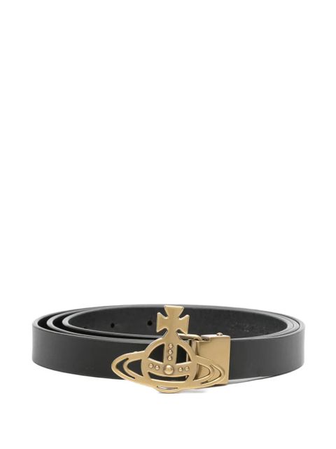 Vivienne Westwood Line Orb-buckle belt - Black - zdjęcie produktu nr 1