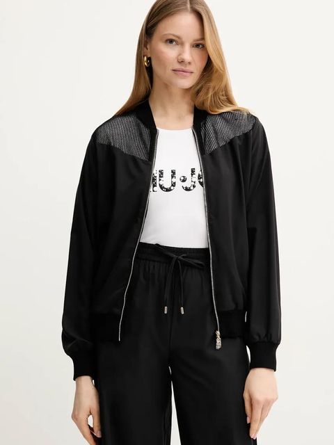 Liu Jo bluza damska kolor czarny gładka TA5071 T2900 - zdjęcie produktu nr 1