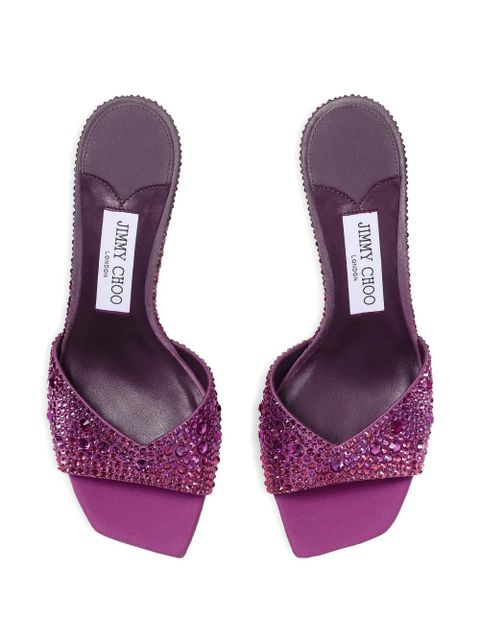 Jimmy Choo 70mm Skye mules - Purple