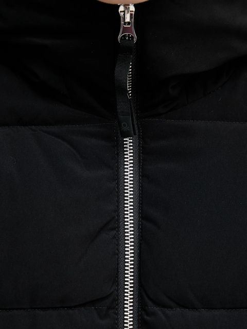 United Colors of Benetton kurtka puchowa kolor czarny zimowa oversize 22T6DN086