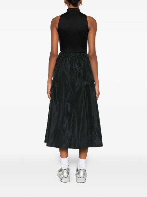 Maje turtleneck sleeveless midi dress - Black