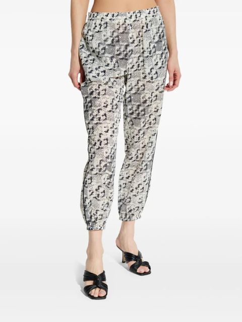 Tory Burch printed trousers - White