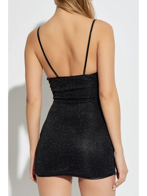 Oséree lurex mini dress - Black - zdjęcie produktu nr 2