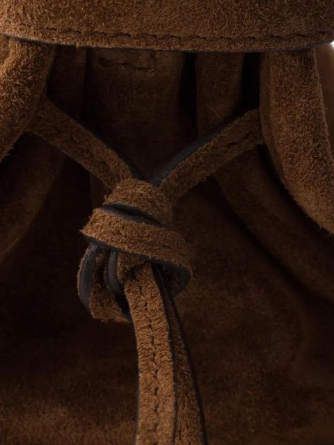 Prada Bonnie suede mini handbag - Brown