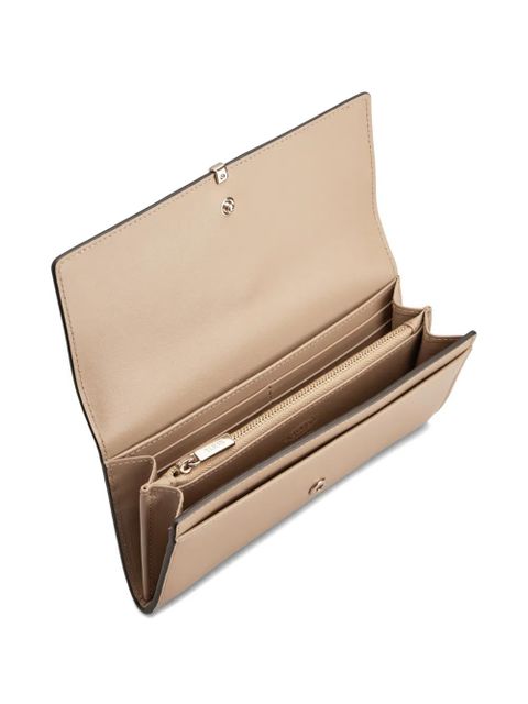 Tod's flap bar wallet - Neutrals